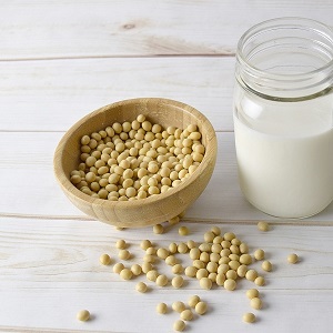 graines et lait de soja